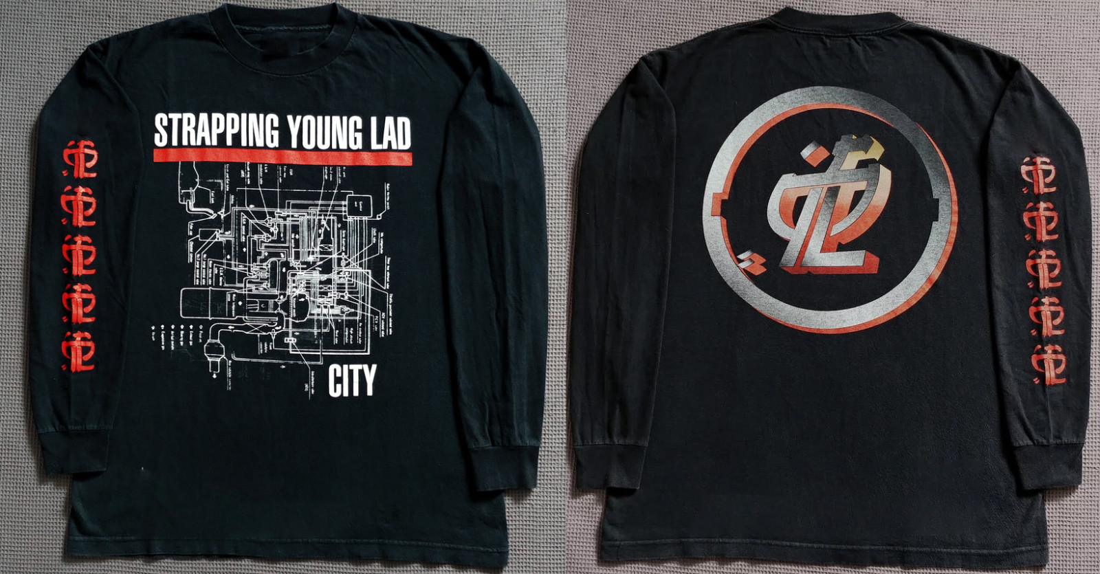 Rare Strapping Young Lad Band 1997 – City Long Sleeve S to 5XL 2F1375