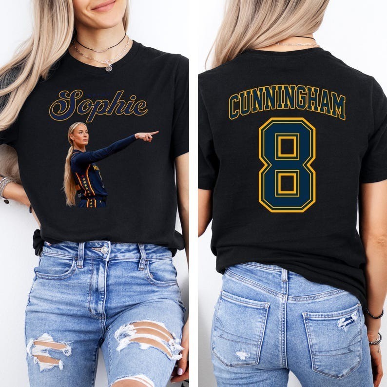 HOT Sophie Cunningham 8 Tee, Indiana Basketball retro T-shirt reprint