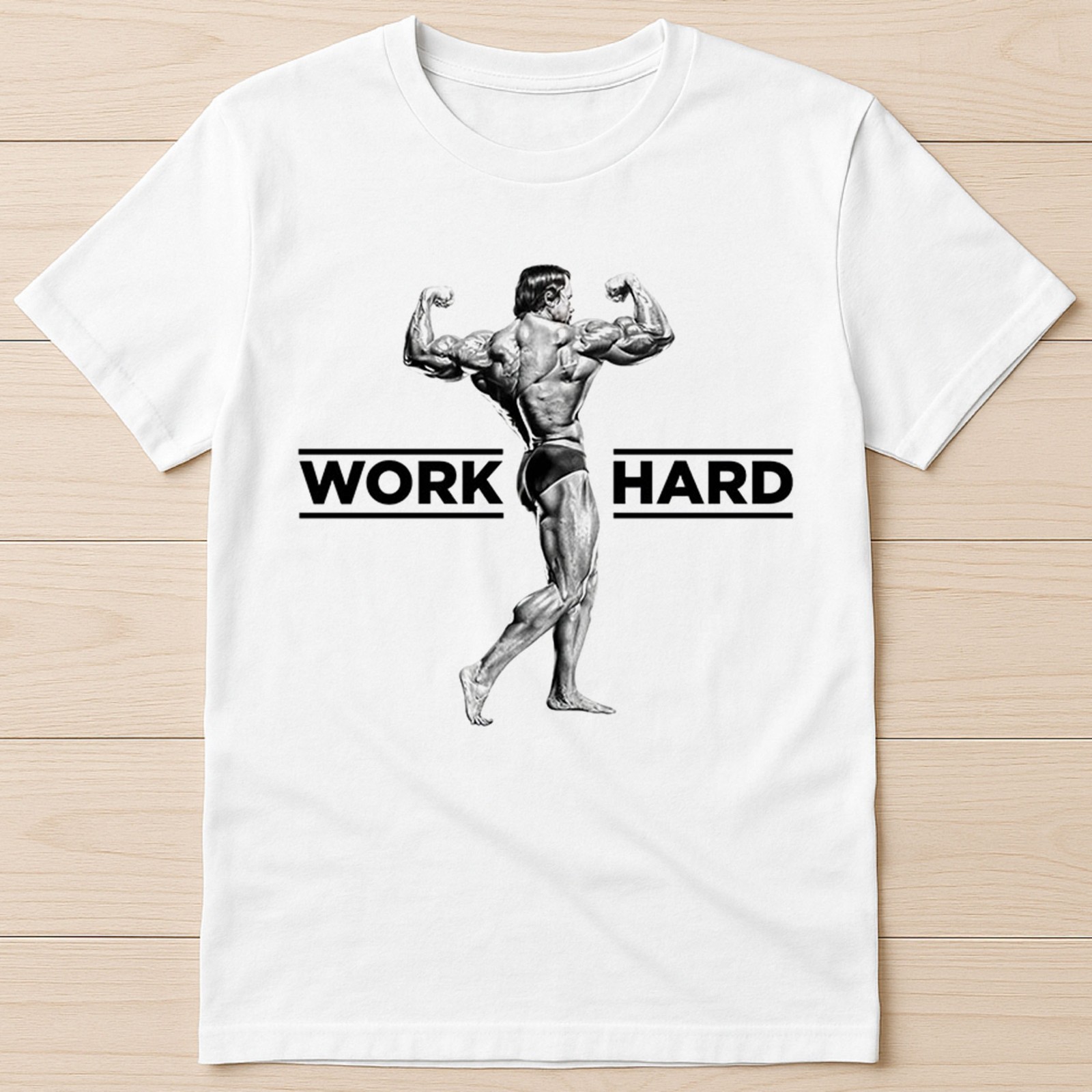 Arnold Schwarzenegger Work Hard Best Seller Funny Gift Tee T Shirt @1461