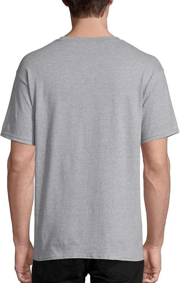 Hanes Men Crew neck T-Shirt 4-Pack ComfortSoft 100% Cotton Heavyweight Tee Plain