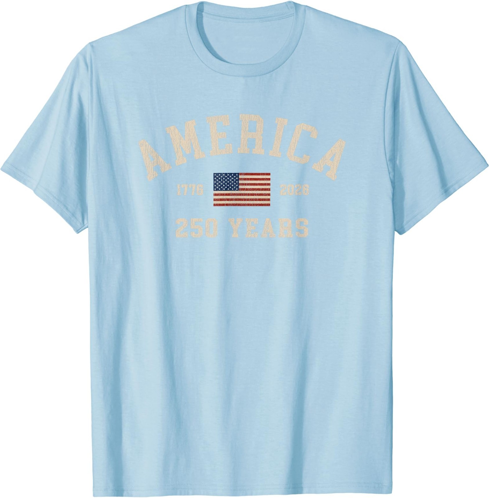America 250 Years USA United States Flag July 4th 2026 1776 T-Shirt
