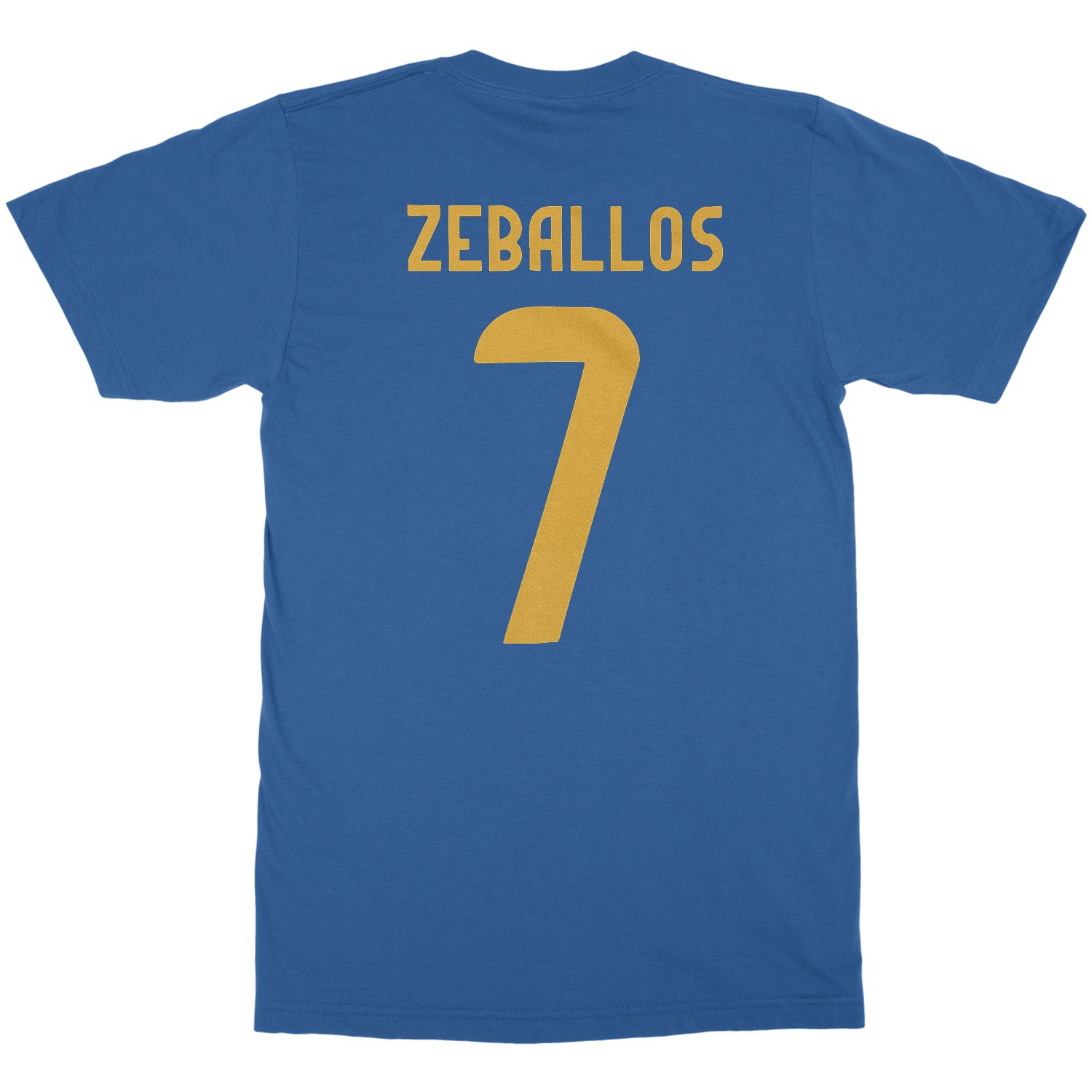 Zeballos 7 Jersey Style Apparel | Boca Soccer Fans Unisex T-Shirt