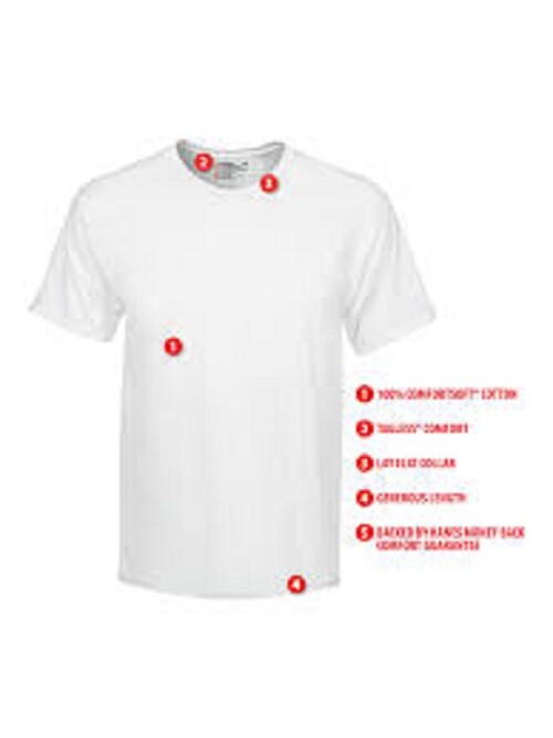 Hanes® Ultimate®Men’s 4-Pack X-Temp BREATHABLE Mesh Crew-neck Tee “TAGLESS® “