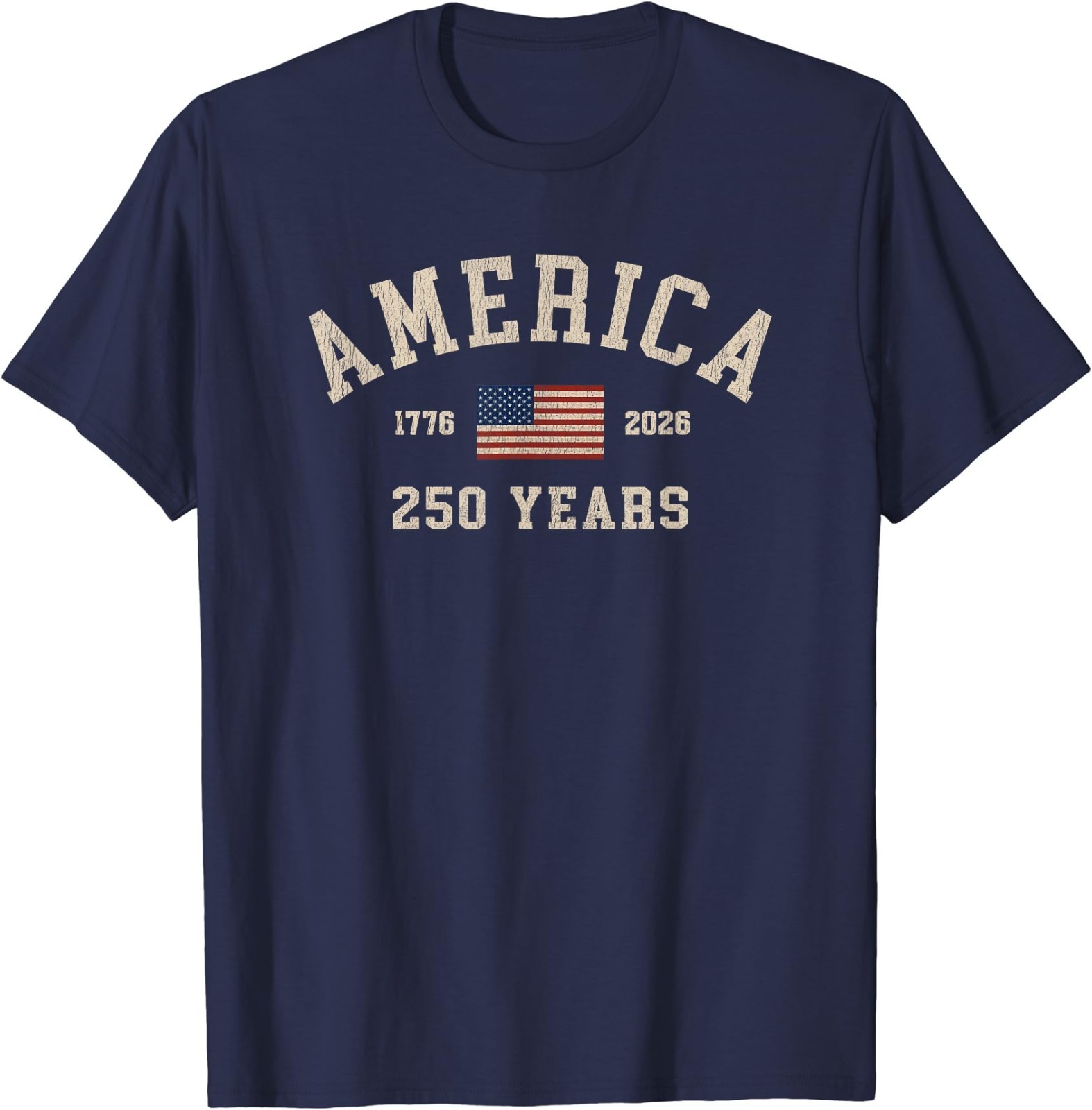 America 250 Years USA United States Flag July 4th 2026 1776 T-Shirt