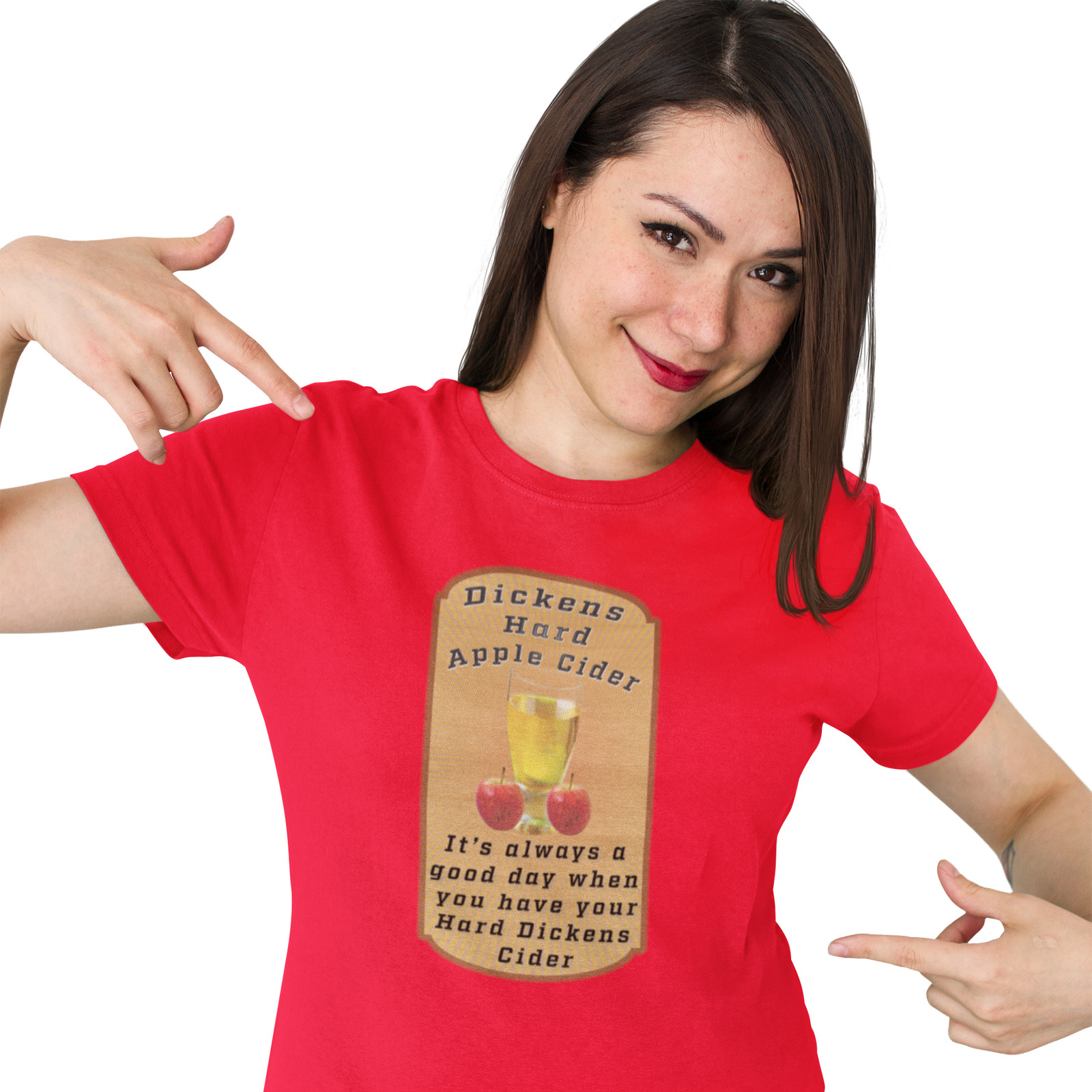 Dickens Hard Apple Cider. Funny sarcastic raunchy gift for him dad her friend