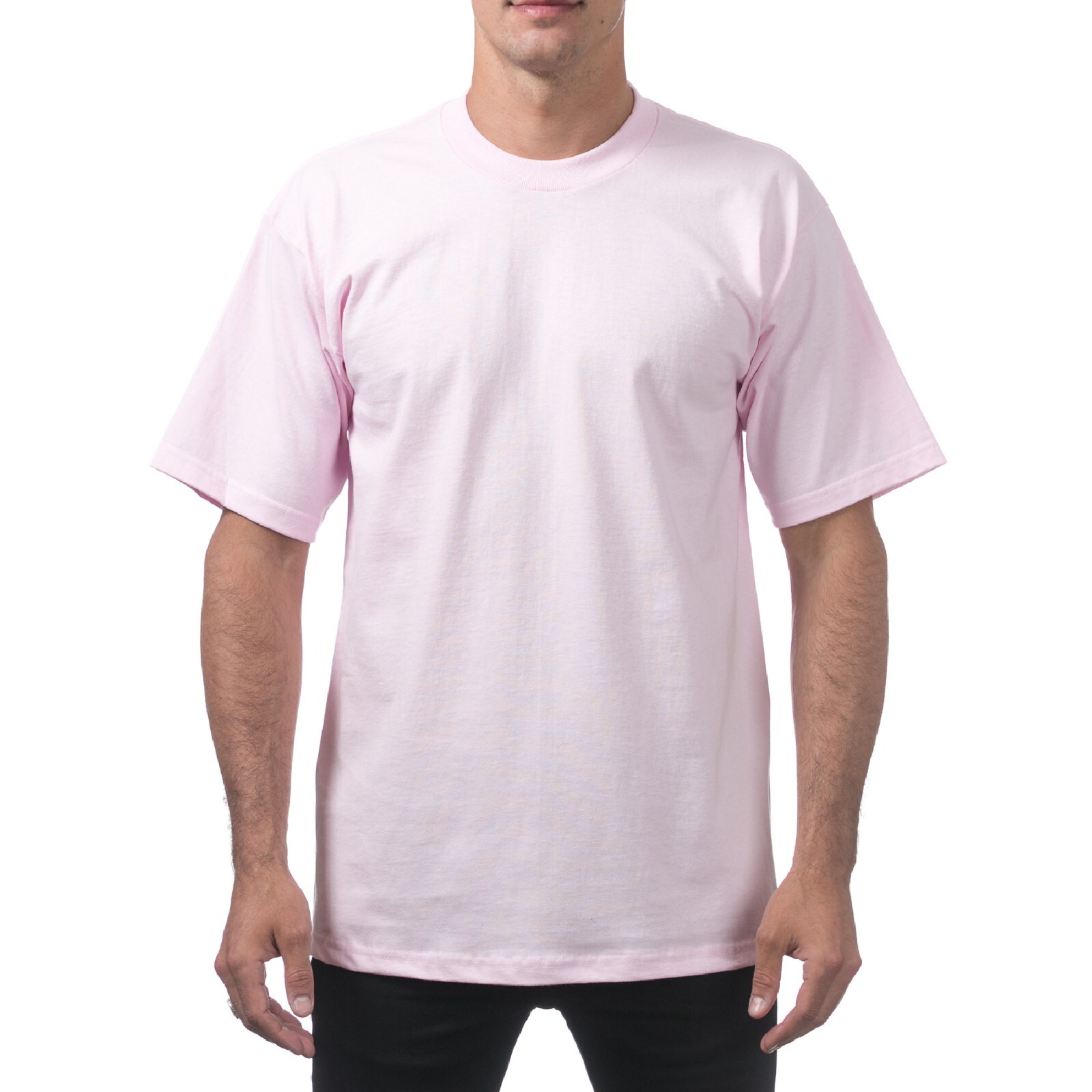 3 PACK PROCLUB MENS HEAVYWEIGHT SHORT SLEEVE T SHIRTS PRO CLUB CASUAL COTTON TEE