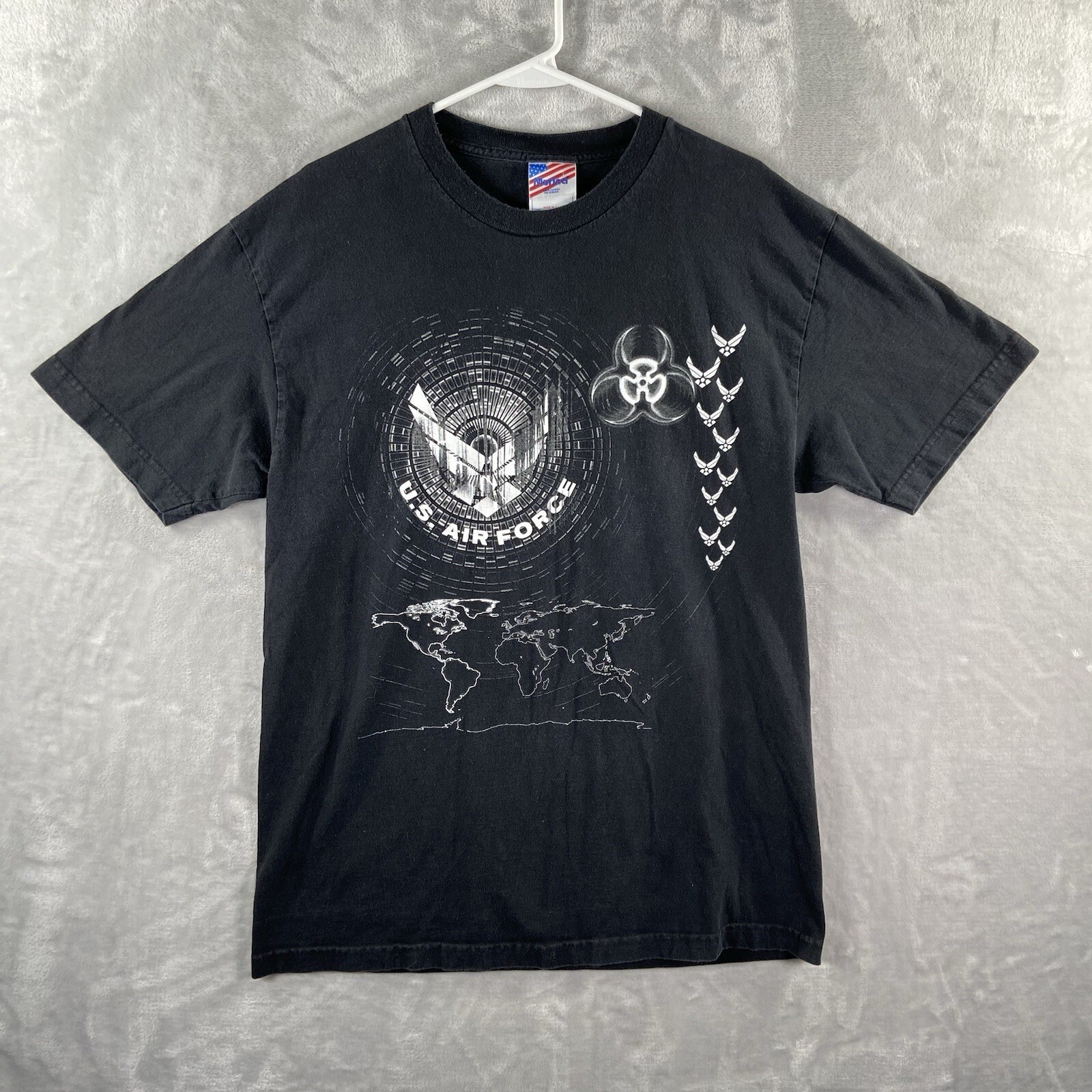 Vintage Murina T-Shirt men’s Large Graphic USAF United States Air Force Cotton