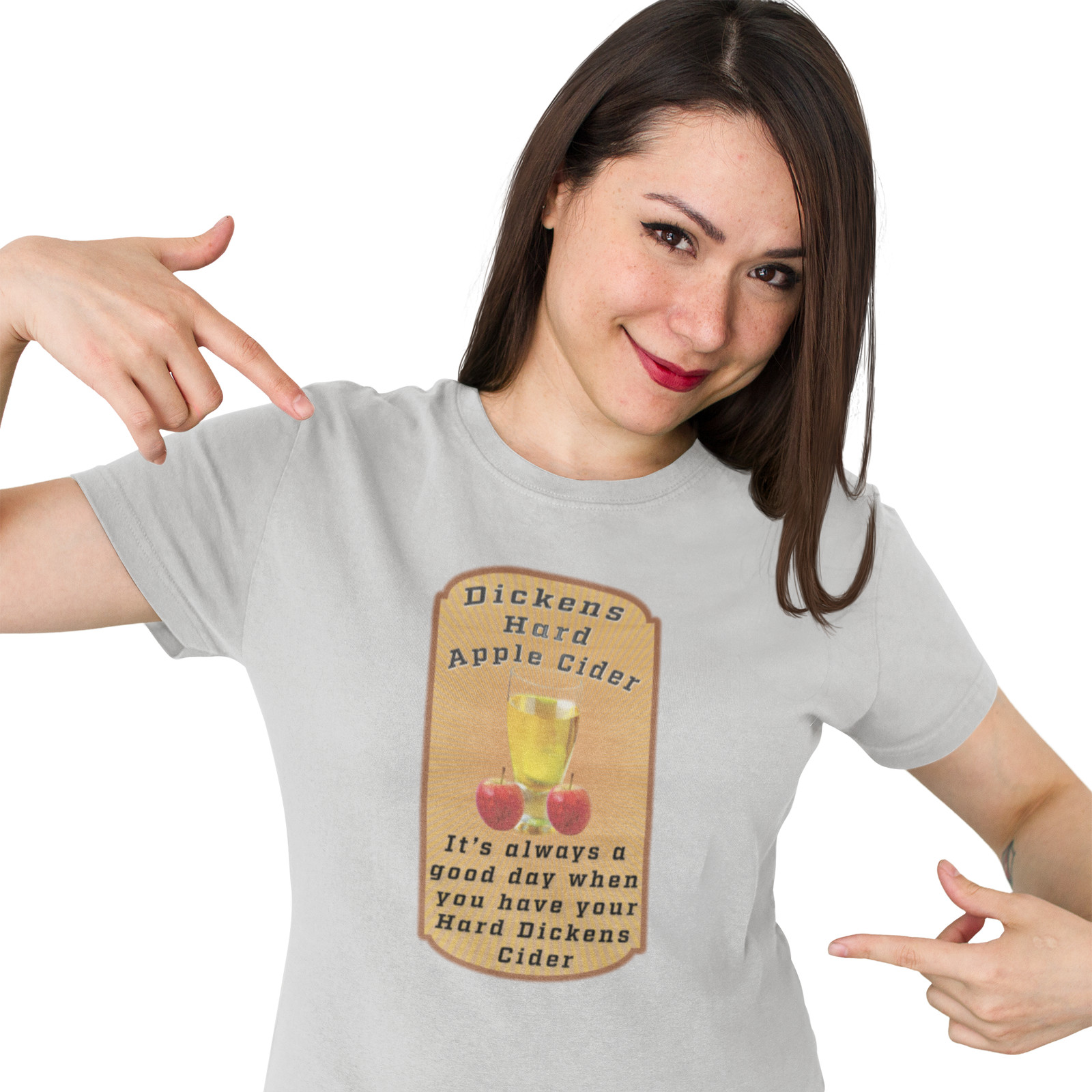Dickens Hard Apple Cider. Funny sarcastic raunchy gift for him dad her friend