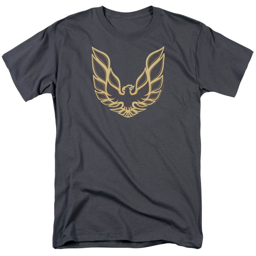 Pontiac Trans Am Firebird Logo Vintage Muscle Car Licensed Charcoal T-Shirt