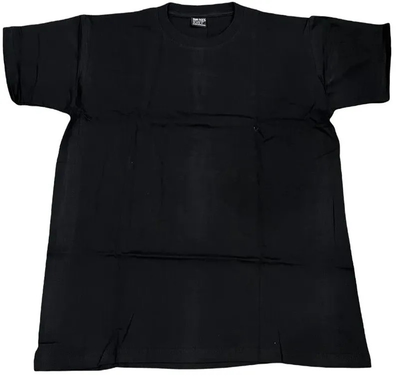 SunTees Men’s Plain 100% Cotton White Crew T-Shirt Heavy Short Sleeves T Shirts