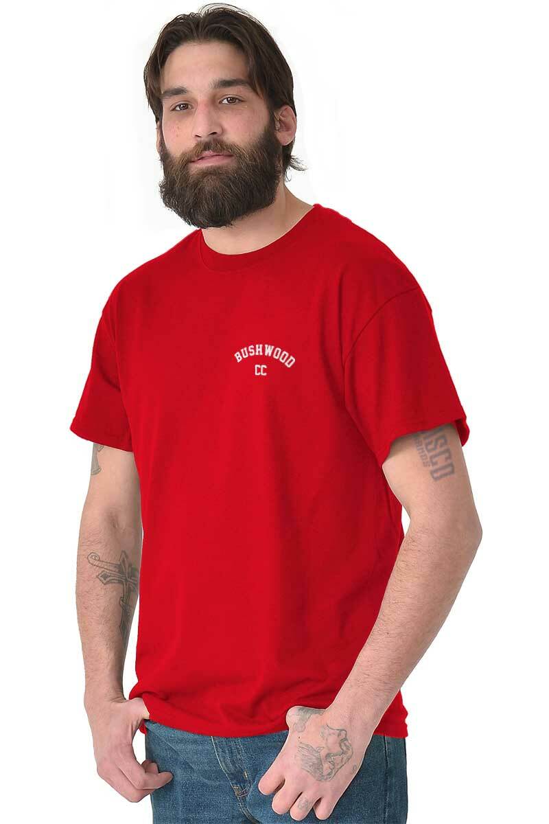 Bushwood CC Funny Golf Caddy Eighties Movie Womens or Mens Crewneck T Shirt Tee